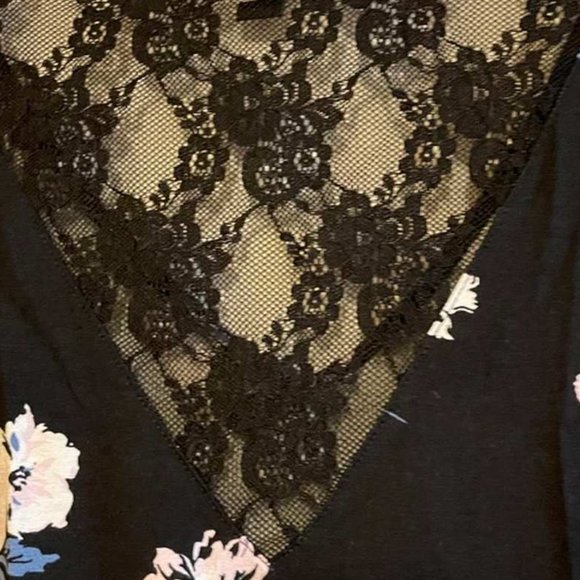 INTERNATIONAL CONCEPTS I.N.C. Lace-Trim V-Back Pajama Set MEDIUM (899) - Picture 7 of 8